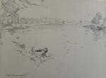 Paul Emile LECOMTE (1877-1950)
Paysage maritime
Dessin signé en bas à gauche
13.2...