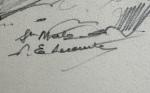 Paul Emile LECOMTE (1877-1950)
Saint Malo
Dessin signé et situé en bas...
