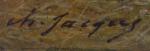 Charles JACQUES (1879-1959)
Le poulaillier
Huile sur panneau signée en bas à...