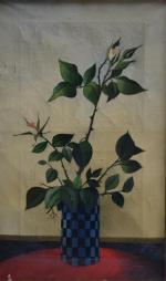 Albert DEMAN (1929-1996)
Bouquet de roses
Huile sur toile signée en bas...