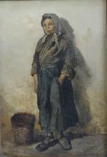 Suzanne MINIER (1884-1955) attribué à.
La jeune paysanne
Huile sur toile
55 x...