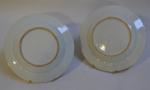 CHINE Compagnie des Indes
Paire d'assiettes en porcelaine à décor polychrome
XVIIIème
D.:...