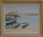 Paul NASSIVET (1904-1977)
Ile d'Yeu, Bateaux à Port Joinville
Huile sur toile...
