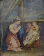 Ecole FRANCAISE du XVIIème siècle, suiveur de Jacques STELLA
L'Adoration de...