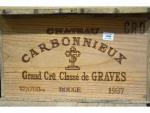 DOUZE BOUTEILLES Château Carbonnieux 1987 Graves (dans caisse