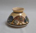 Paul FOUILLEN (1899-1958) à Quimper
Vase en céramique à décor polychrome,...