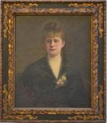 Joseph Fortuné LAYRAUD (1834-1912)
Portrait de dame
Huile sur toile signée en...