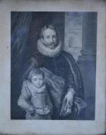 Anthonius VAN DYCK (1599-1641) d'après.
Jean MASSARD (1740-1822) gravé par.
Portrait de...