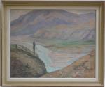 Yvonne VONNOT-VIOLLET (1883-1936)
Paysage de montagne
Huile sur toile signée et datée...