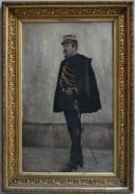 José BELON (1861-1927)
La surveillance
Huile sur toile signée en bas à...