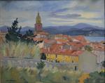 Yves BRAYER (1907-1990)
Saint Tropez, le soir
Huile sur toile signée en...