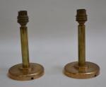 Paire de PIEDS DE LAMPE en bronze
Années 80
H.: 17 cm...