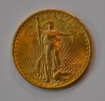 Une pièce or 20 dollars, Liberty eagle 1912