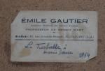Émile GAUTIER (1920-2013) attribué à.
La Turballe, marée basse, 1964.
Dessin
44.5 x...