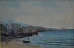 Édouard PORQUIER (1848-?)
Les voiles rouges à la sortie du port
Aquarelle...