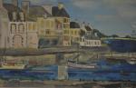 J. ROCHE (XXème)
Port Haliguen, près Quiberon, 1959.
Huile sur toile signée...