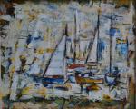 G. DAMOUR (XXème)
Les voiliers
Huile sur toile signée en bas à...