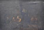 ECOLE HOLLANDAISE
Scène de taverne
Huile sur toile
45 x 63.5 cm (usures...