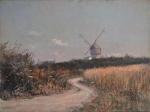 Abel HERVE (1858-?)
Le moulin au bout du chemin, 1913.
Huile sur...
