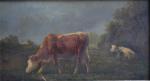 ECOLE DE BARBIZON
Les vaches
Huile sur panneau
15 x 25 cm