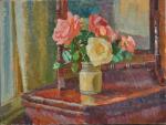 Sydney Lough THOMPSON (1877-1973)
Bouquet de roses sur la table
Huile sur...