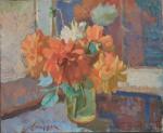 Sydney Lough THOMPSON (1877-1973)
Bouquet de fleurs
Huile sur toile signée en...