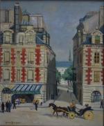 Yves BRAYER (1907-1990)
Paris, les maisons du Pont Neuf
Huile sur toile...