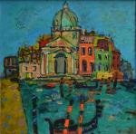Paul AIZPIRI (1919-2016)
Venise, la Salute
Huile sur toile contresignée, située et...