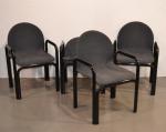 Gae AULENTI (1927-2012) et KNOLL
Suite de quatre fauteuils modèle "Orsay"...