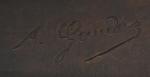 Adrien Etienne GAUDEZ (1845-1902)
La récompense
Bronze patiné, signé, titré et marqué...