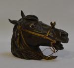 Alphonse GIROUX (1776-1848)
Encrier en bronze patiné et doré en forme...