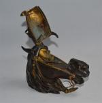 Alphonse GIROUX (1776-1848)
Encrier en bronze patiné et doré en forme...