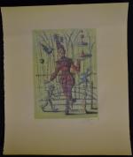 Jean CARZOU (1907-2000)
L'homme du cirque, 1976.
Lithographie signée et datée en...