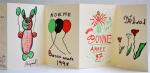 CORNEILLE (1922-2010)
Joyeuses fêtes, 97
Carte de voeux lithographiée avec envois de...
