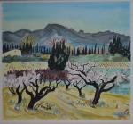 Yves BRAYER (1907-1990)
Paysage des Alpilles
Estampe 
52 x 57 cm à...