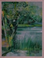 Camille HILAIRE (1916-2004)
L'étang
Lithographie signée et justifiée 2/125 en bas
68.5 x...