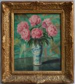 Pierre BAUDRIER (1884-1964)
Bouquet de fleurs dans un vase chinois
Huile sur...