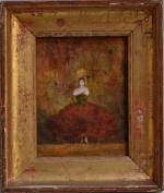 Pierre BAUDRIER (1884-1964)
La danseuse
Huile sur carton signée en bas à...