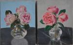 Pierre BAUDRIER (1884-1964)
Bouquet de fleurs
Deux huiles sur carton toilé
24.5 x...
