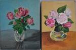 Pierre BAUDRIER (1884-1964)
Bouquet de fleurs
Huile sur carton toilé et gouache...