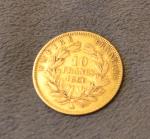 1 pièce or 10 francs A 1860