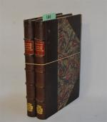 COLLECTIF  Mélanges historiques, littéraires, bibliographiques.
2 vol. gd in-8 reliés...