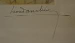 Léon DANCHIN (1887-1938
La proie
Estampe signée et justifiée 311/500. 
41 x...