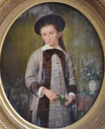 Léon Joseph BILLOTTE (1815-1886)
Portrait de jeune garçon, 1879.
Portrait d'enfant
Paire de...