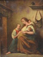 Léon Lucien GOUPIL (1834-1890)
Maternité
Huile sur toile signée en bas à...
