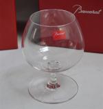 BACCARAT
Suite de six verres à Cognac en cristal, signés
H.: 11.7...
