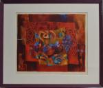 Tony AGOSTINI (1916-1990)
Composition aux fruits
Estampe signée
49 x 57 cm à...