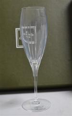 CHRISTOFLE
Suite de deux verres à pied en cristal
H.: 22 cm
