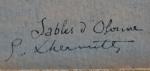 Georges LHERMITTE (1882-1967)
Les Sables d'Olonne, voiliers à La Chaume
Aquarelle signée...