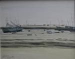 Paul NASSIVET (1904-1977)
L'Ile d'Yeu, bateaux au port
Huile sur toile signée...
